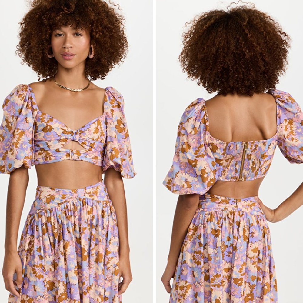 Zimmerman Violet Twist Front Bodice